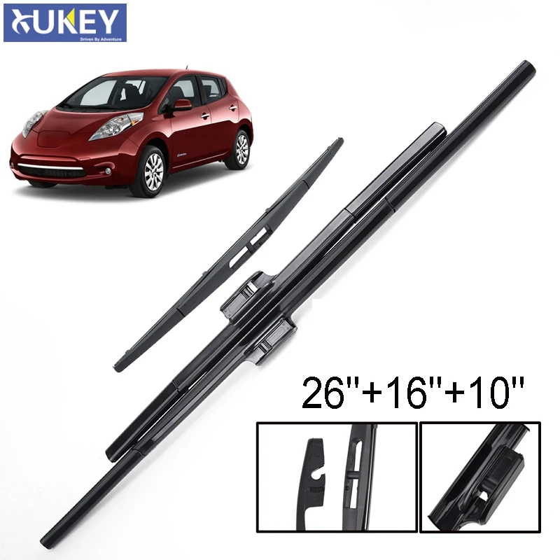 Набор щёток стеклоочистителя Xukey для Nissan Leaf MK1 2017 2016 2015 2014 2013 2012 2011 2010 26 16 10