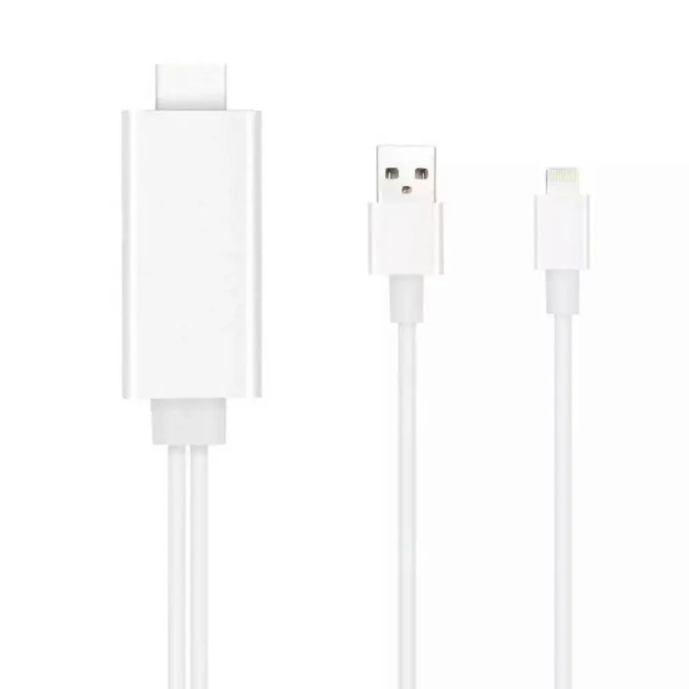 HDMI Adapter/ HDTV Cable DMG AV TV MHL Adapter For iPad/iPhone 5S 6 6P 6S With USB Charger (Multicolor) | Электроника