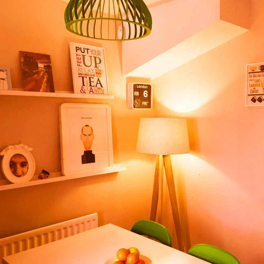 Декоративная светодиодная лампа RGB с дистанционным управлением прочная для спальни вечеринки бара домашней