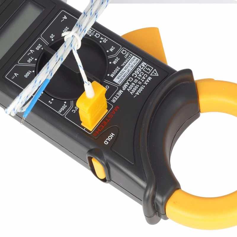 Цифровой измеритель температуры MASTECH M266C амперметр мультиметр|mastech m266c|clamp meterdigital