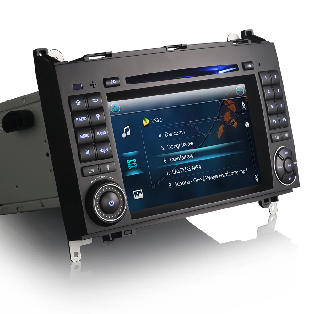Автомобильный DVD плеер с 7 дюймовым сенсорным экраном для Volkswagen Crafter 2006 + внешним DAB