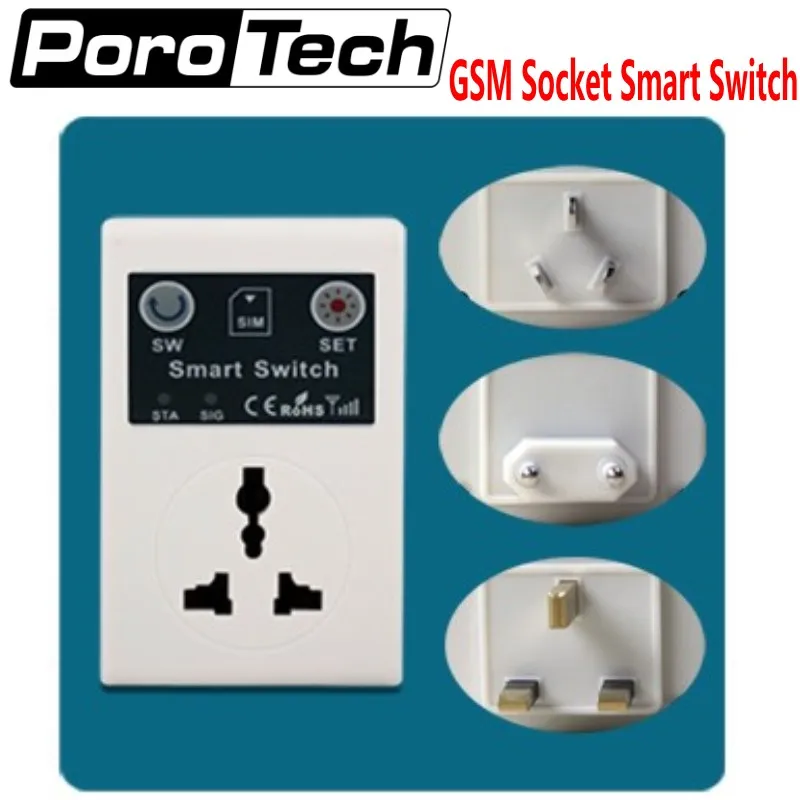 SC1-GSM GSM Мощность разъем Беспроводной Smart коммутатор с мобильного телефона RC