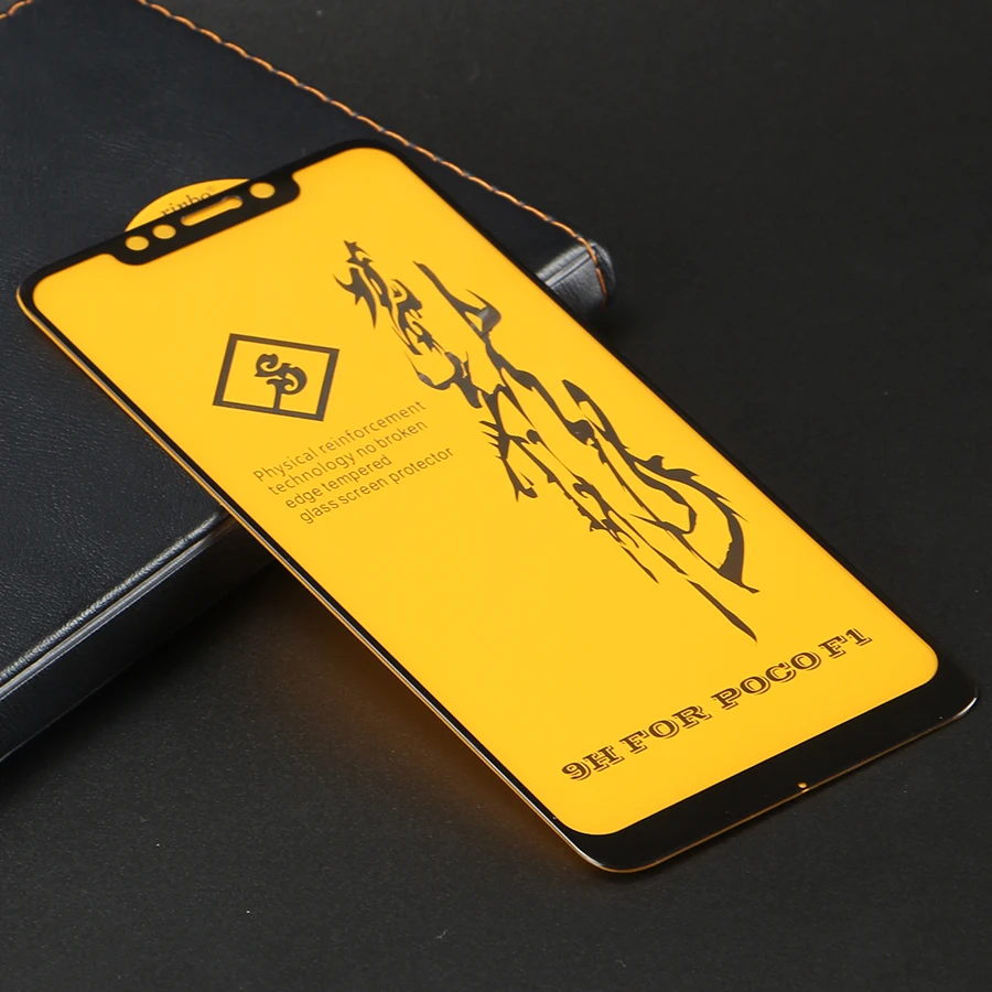6D полный клей покрытие из закаленного стекла для Xiaomi Pocophone F1 A3 Lite Max 3 Redmi Note 7 8 K20 Pro глобальная Защитная пленка для экрана