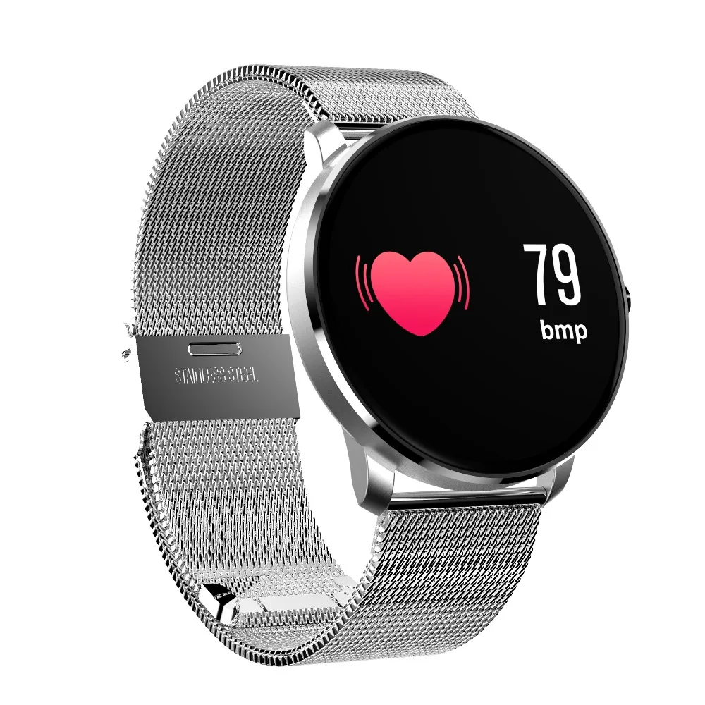 Smartch CF007s Smart Bracelet Colorful Screen Heart Rate Monitor Blood Pressure SMS Notification Sport Tracker | Электроника