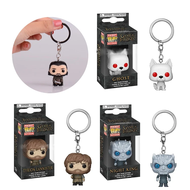 FUNKO POP Игра престолов брелок игрушки коллекционные белые ходунки Давос ночной