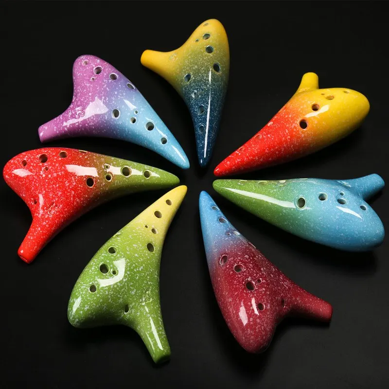 Новинка 2018 12 Конг Тао отверстий Высокая флейта звезда C ocarina хорошая интонация