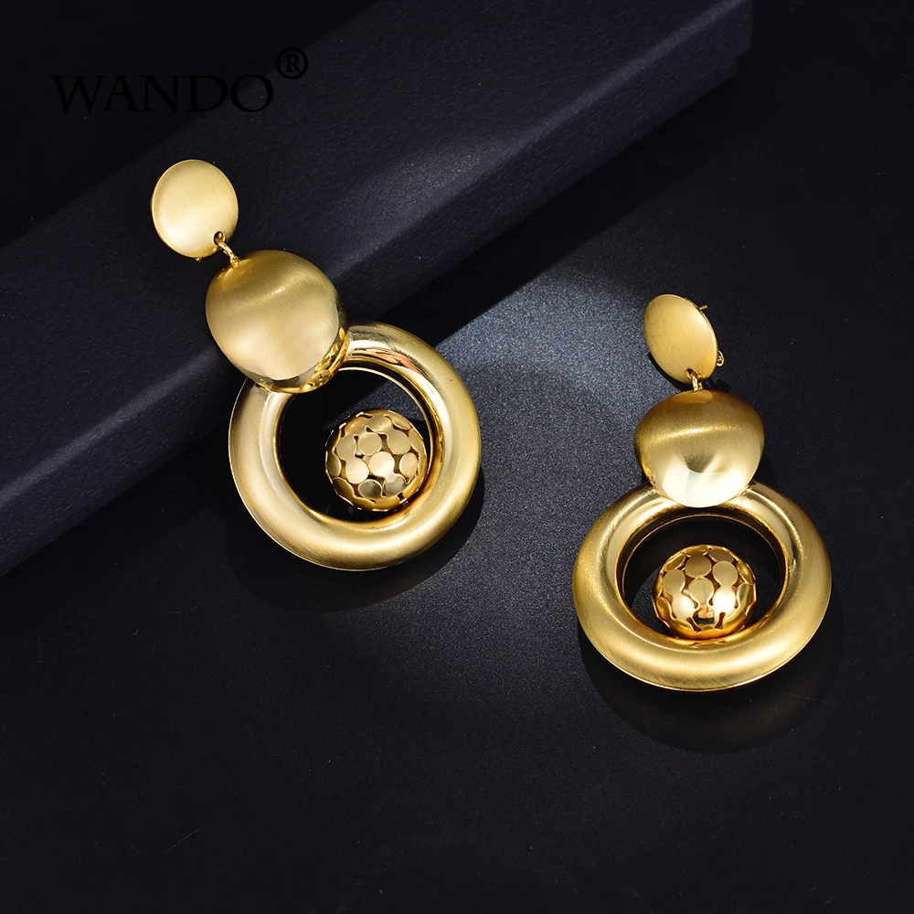 Женские Геометрические серьги WANDO длинные серьги-капельки в стиле панк-рок с