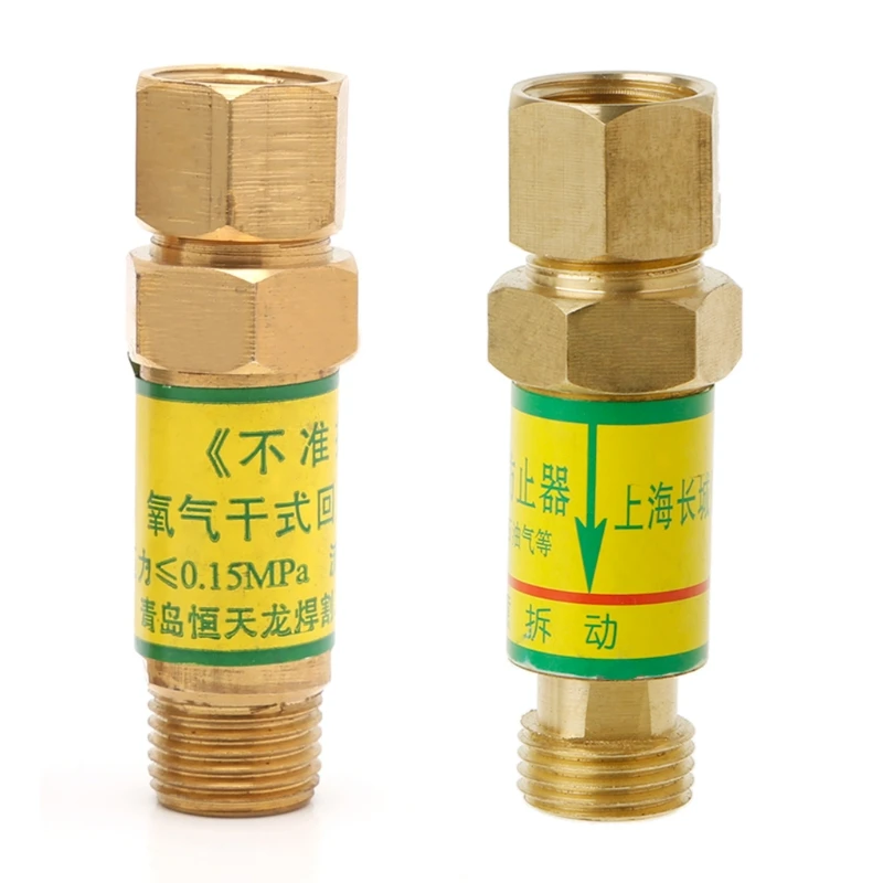Запорный клапан BENGU M16x1.5 кислородный ацетилен обратный для редуктора давления