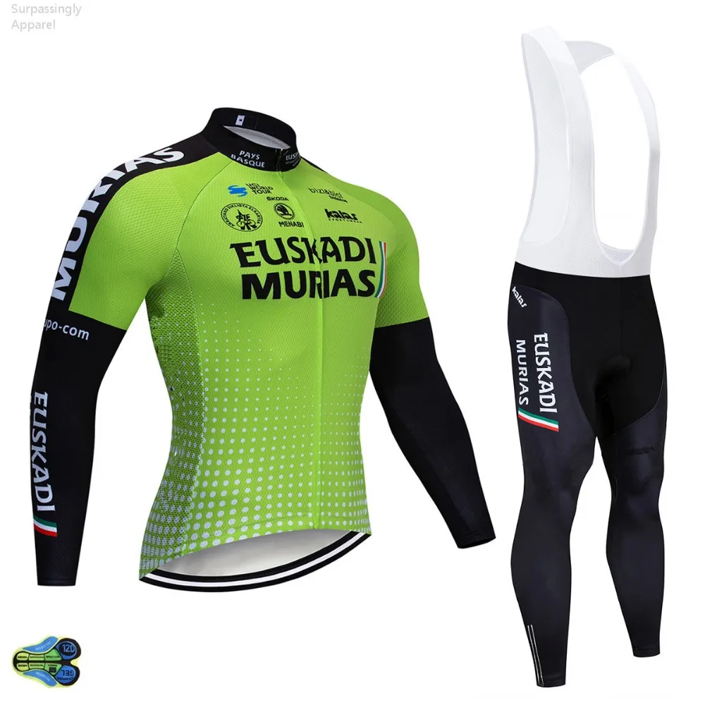 Велоспорт гелиевая Подушка Команда UCI EUSKADI Pro Джерси 16D велосипедный майон брюки