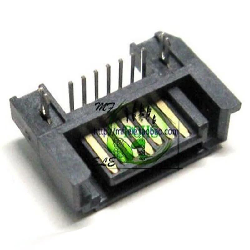 Штепсельная Вилка SATA 7P полупосылка ем интерфейса с установкой на ножках sunroof SMT