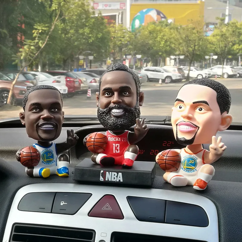 BOZXRX Баскетбол Футбол Звезда мультфильм куклы игрок NBA звезды автомобиль фигурка игрушка автомобиль орнамент аксессуары