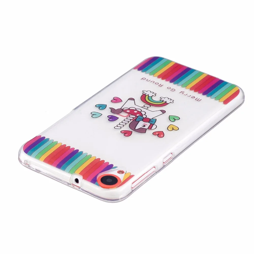 ARYIKUM Cartoon Gel TPU Case For HTC Desire 820 820G 820S Dual Sim Cute Slim Soft Silicone Transparent Cover D820 Fundas |