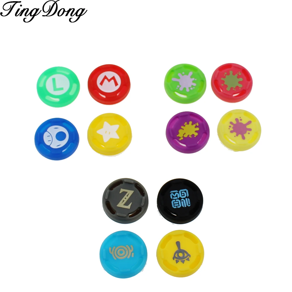 

TingDong 50SETS For Switch Joy-Con & Pro Controller Thumb Grips Silicone Thumstick For XBOX360 PS4 3 Joystick Cap Analog Stick B