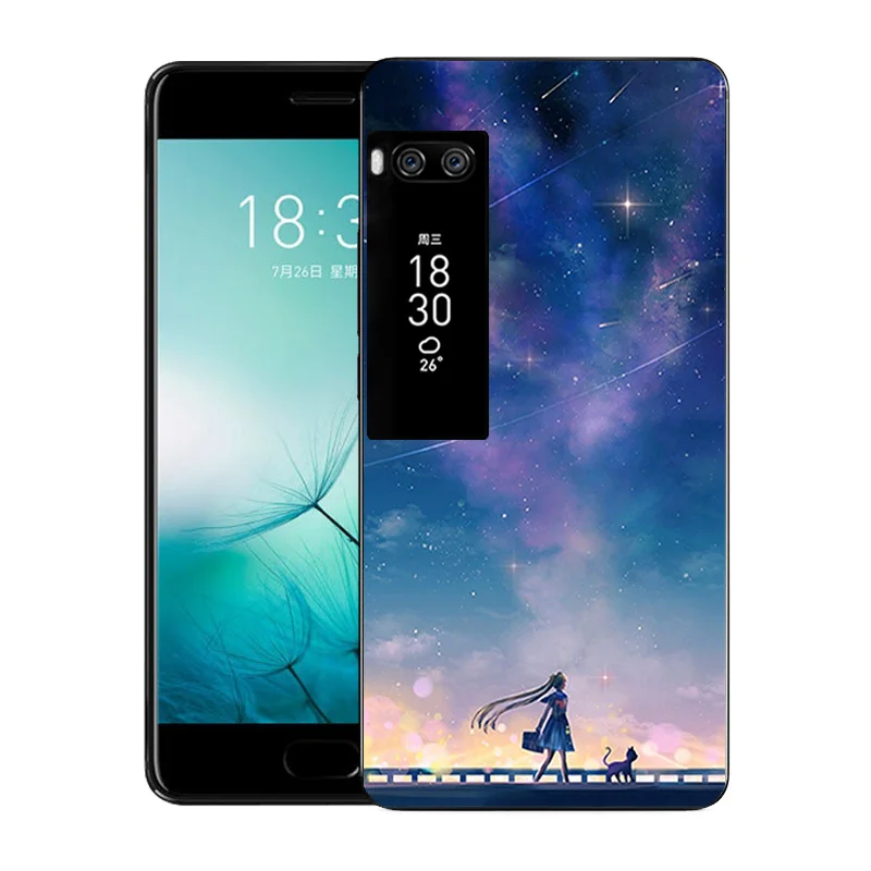 9403 16 Для Meizu Pro 7 чехол с модным принтом Мягкий Силиконовый ТПУ прозрачный чехол на заднюю панель ультра тонкий Fundas для Meizu Pro 7 PRO7 чехол для телефона s - Цвет: 9403 16