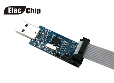 1 комплект USBasp USB ISP 3 В/5 В AVR программатор ATMEGA8 ATMEGA128 Новый + 10PIN провод с поддержкой