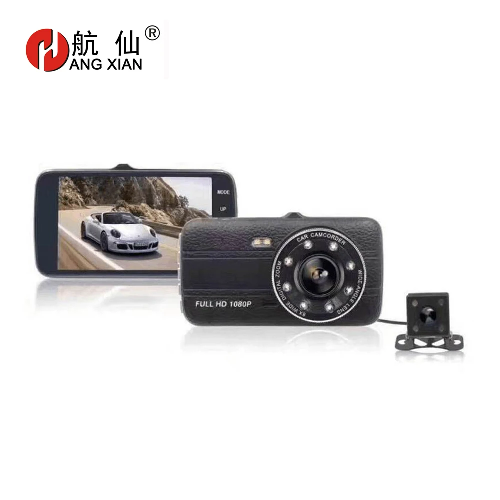 

HANGXIAN 4" Full HD 1080P Driving Recorder Night Vision wide-angle Car DVR supports TF card Car Camera Digital Video Recorder