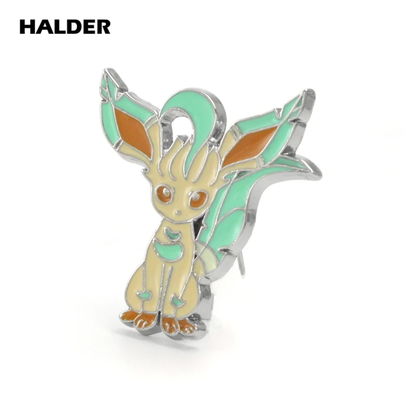 Аниме halder Pocket Monsters Pokemon Eevee family мультфильм коробка Косплей эмаль броши лацкан рюкзак сумки значок булавки подарок 9 шт