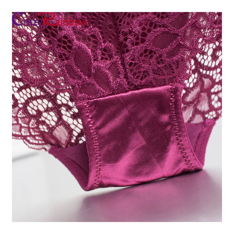 Прозрачные бесшовные кружевные трусы большого размера сексуальное модное