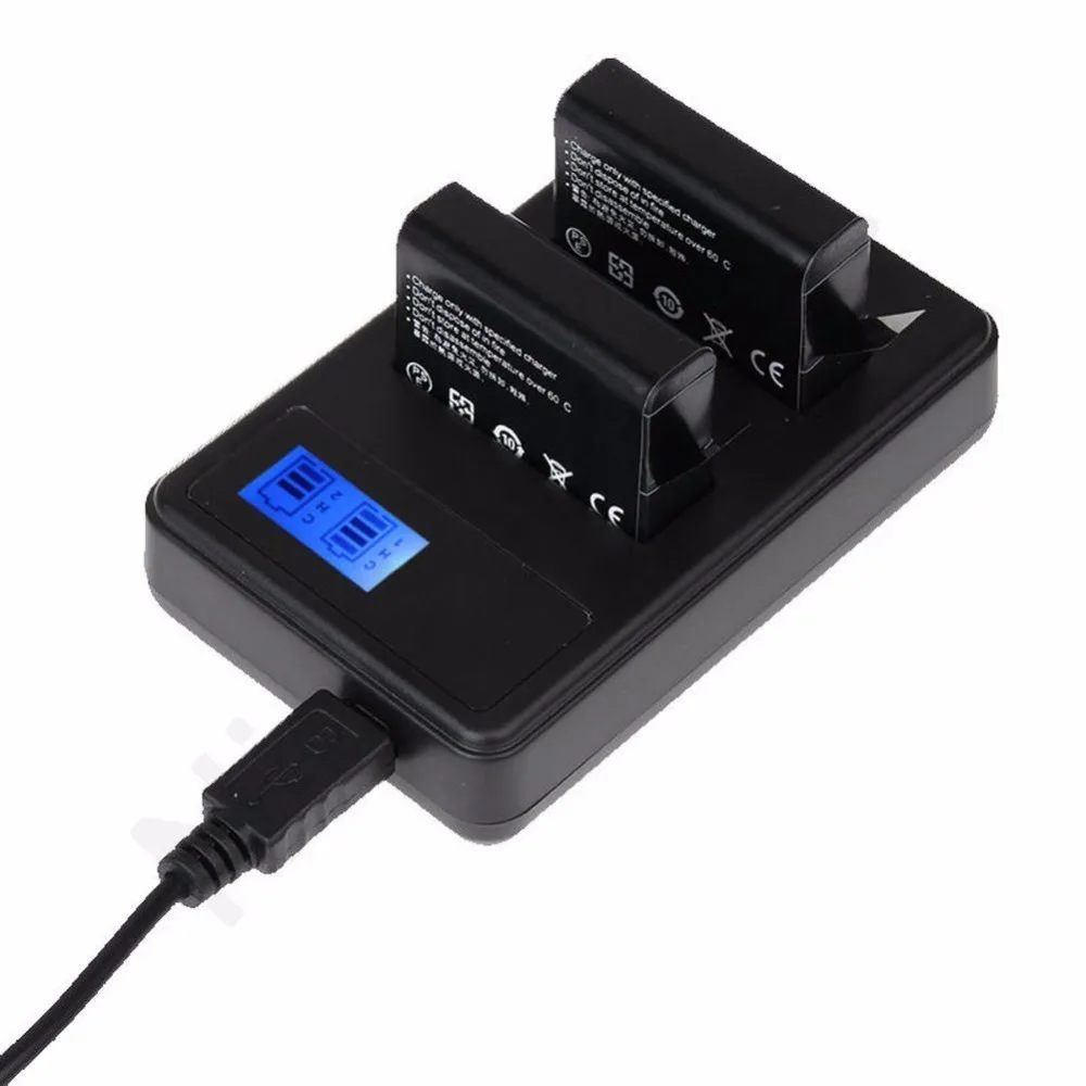 Зарядное устройство USB с ЖК дисплеем для спортивной камеры SJCAM SJ4000 SJ5000 SJ6000 SJ7000