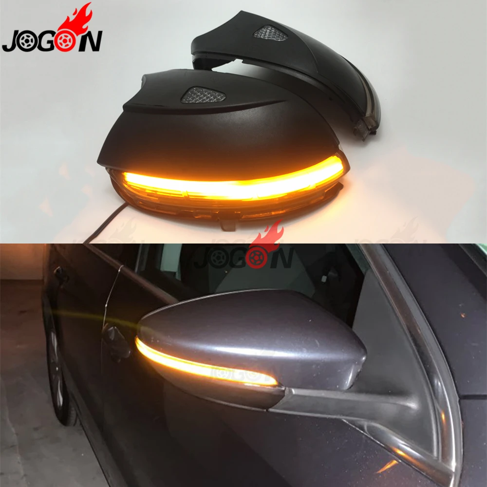 Для VW Beetle 2012- Cabrio 2013- Динамический указатель поворота светодиодный боковое зеркало заднего вида Индикатор для зеркала мигалка дополнительный свет