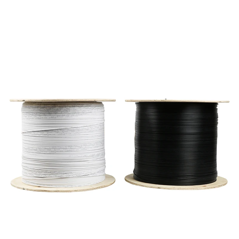 3000 м/рулон одноядерный одномодовый наружный волоконно оптический кабель FTTH LSZH