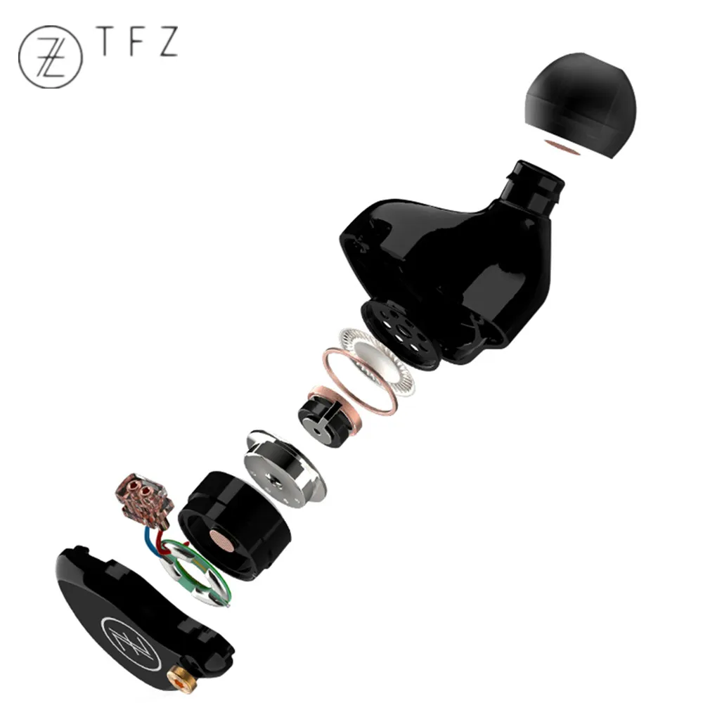 Гибридные Внутриканальные наушники TFZ T2 с динамическим драйвером Hi Fi вкладыши