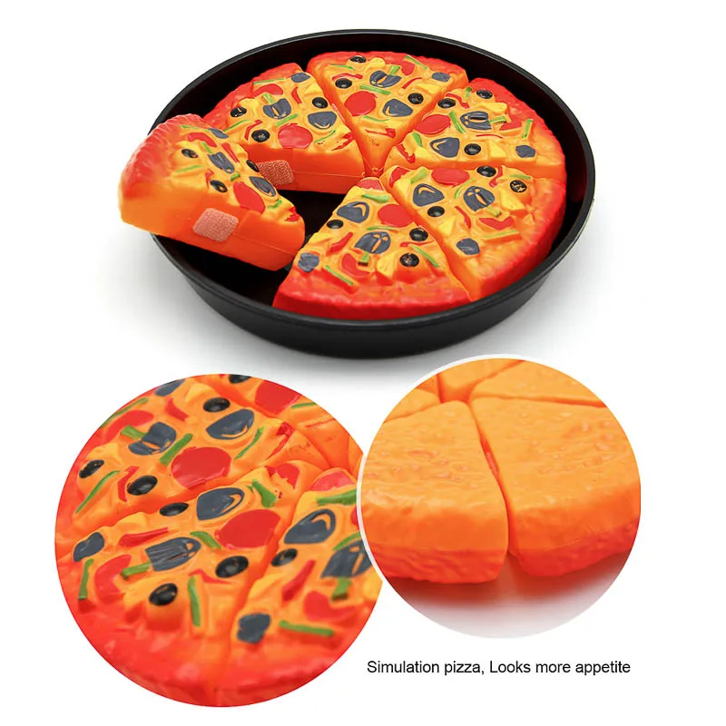 21 шт. красочные миниатюрные Еда с Пластик игрушки Кухня пицца Игрушки для девочек