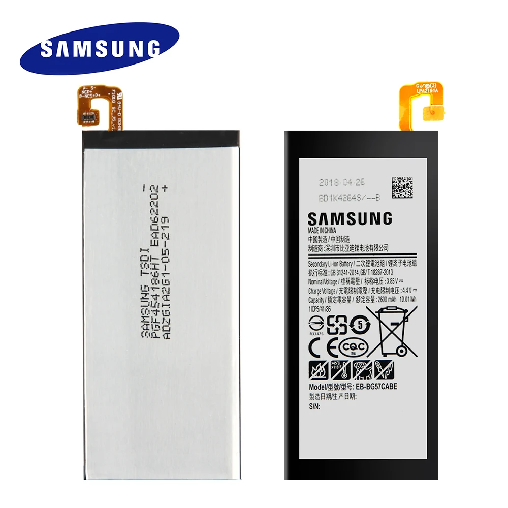 Оригинальная замена Батарея EB-BG570ABE EB-BG57CABE EB-BG57CABG для samsung Galaxy On5-J5 премьер-телефонная батарея+ Инструменты