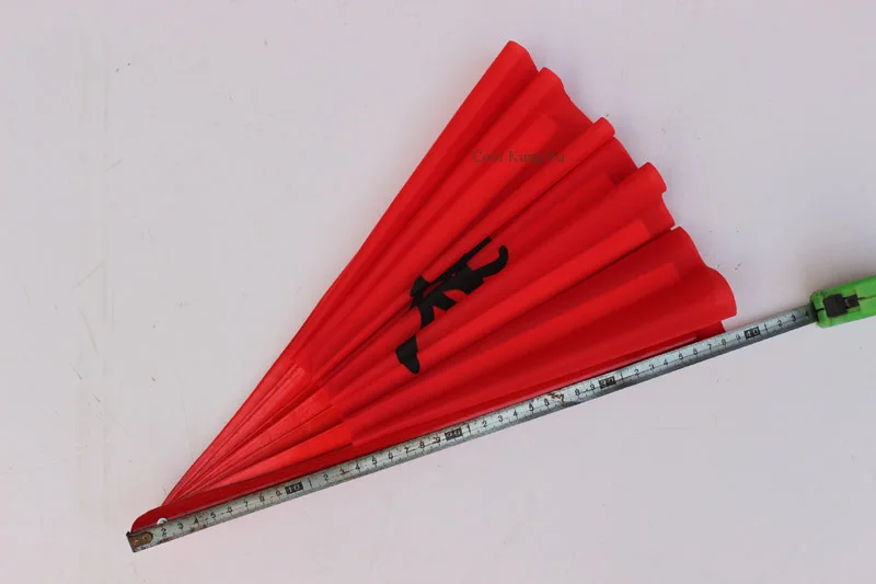 38 см Тай чи вентилятор красный кун-фу &quot для танцевального представления бамбук