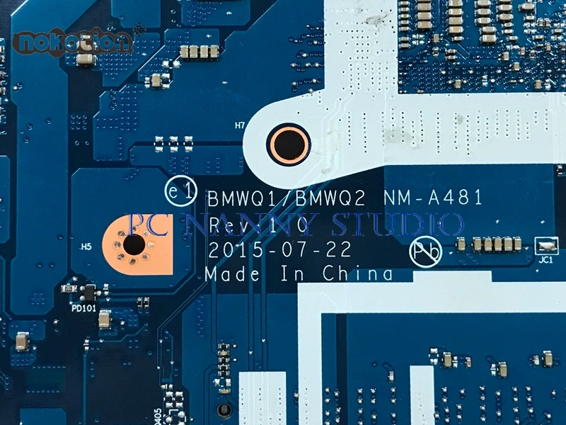 Материнская плата NOKOTION FRU 5B20K38204 BMWQ1 BMWQ2 материнская для ноутбука Lenovo Ideapad 300 15ISK с