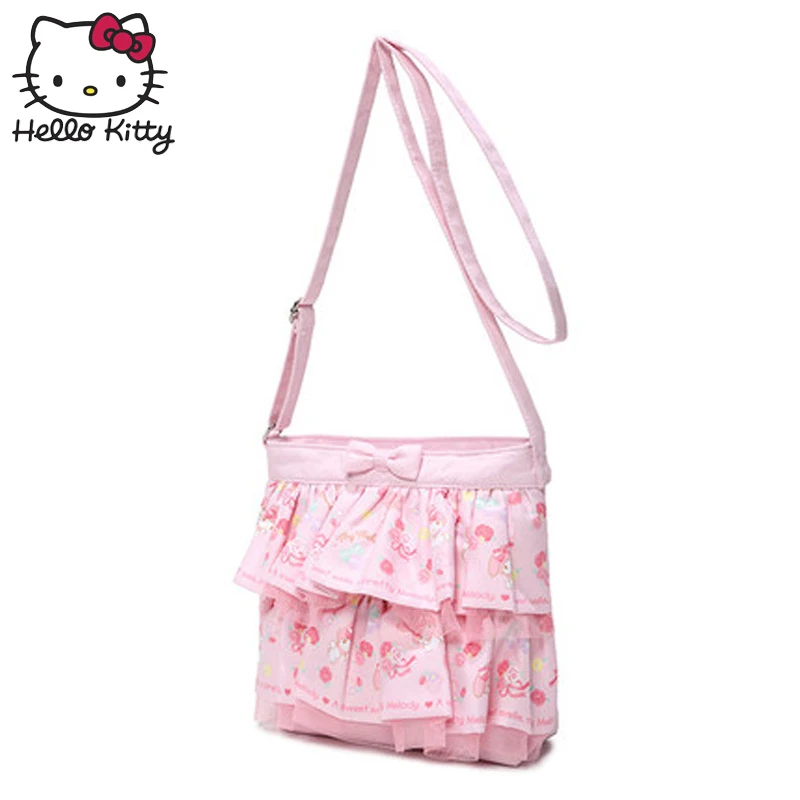 Hello kitty Kawaii мультфильм розовый сумка ручной работы прекрасный обувь для девочек
