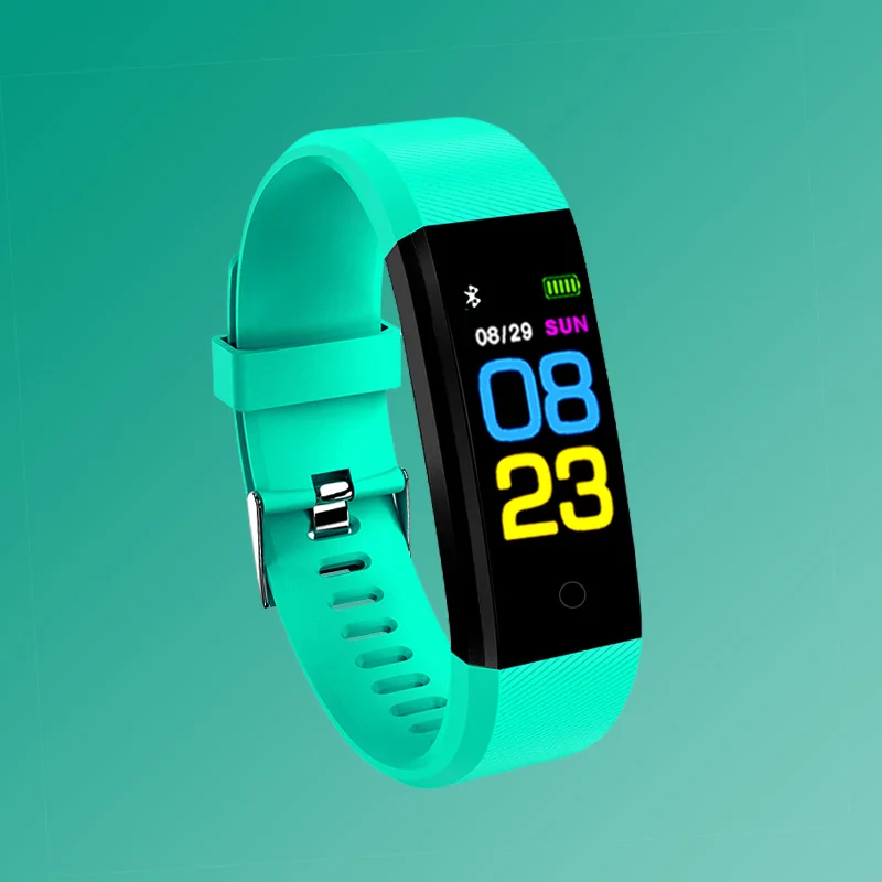 mint green Спортивные умные часы для детей, детские часы для девочек и мальчиков, электронные умные часы, светодиодный цифровой браслет, Детские умные часы для студентов - Цвет: mint green