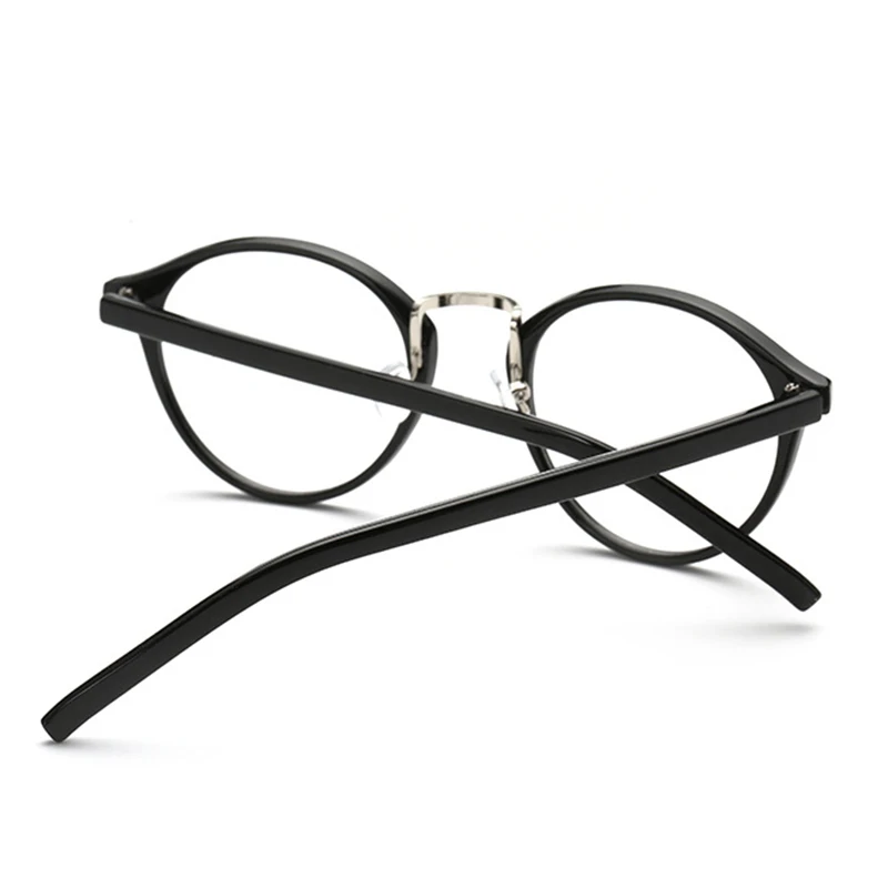 Retro Round Prescription Glasses Men Women Eyeglasses High Quality Myopia Optical Frame Computer Eyewear with Clear Lens Reader |