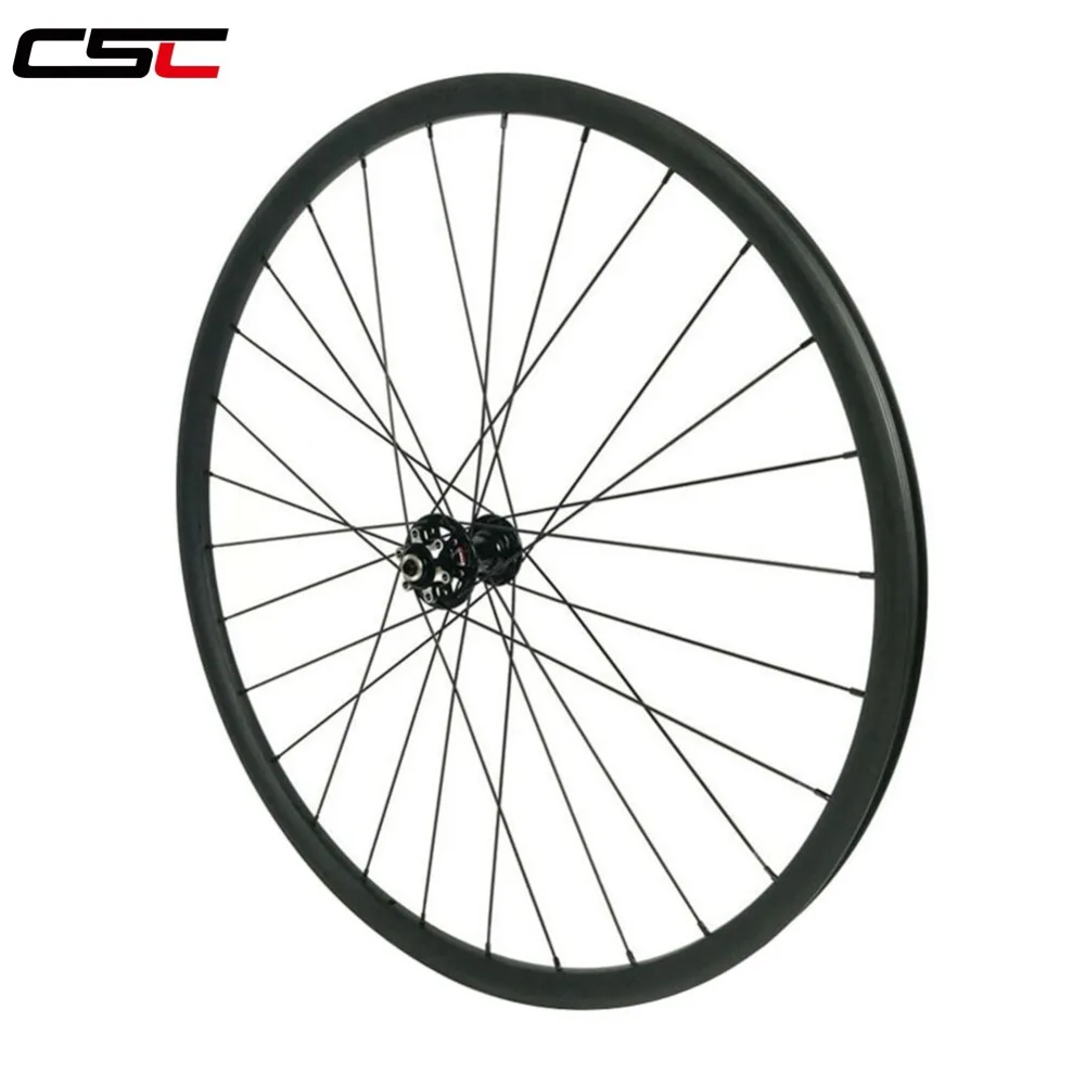 29 MTB XC Racing hookless 30 мм ширина 25 бескамерный горный велосипед карбоновые колеса с