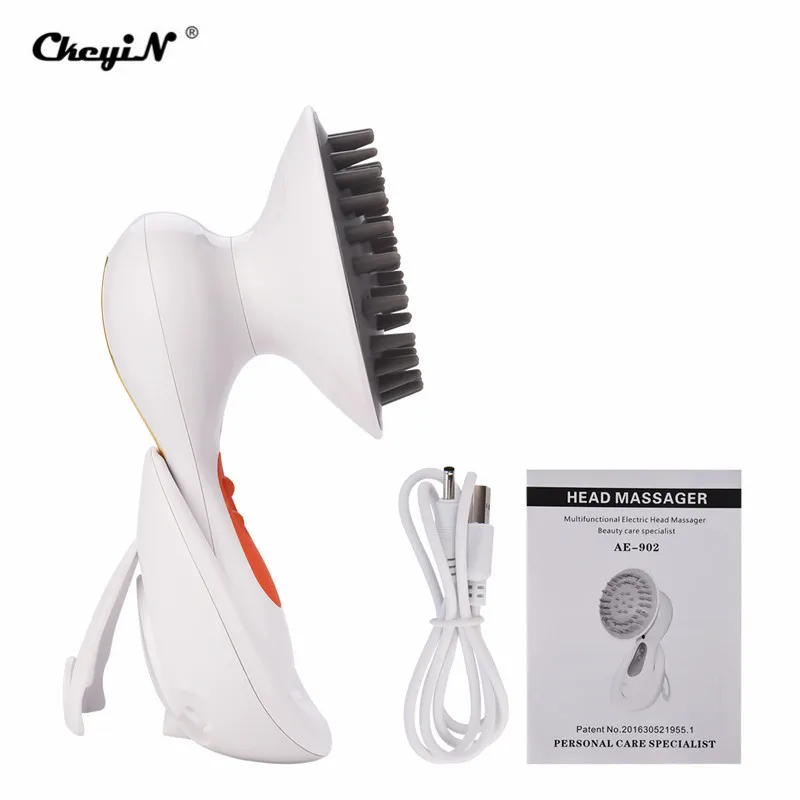 

Electric Vibration Head Massager Head Scalp Pressure Points To Relieve Stress Headache Promote Blood Circulation Hair Growth
