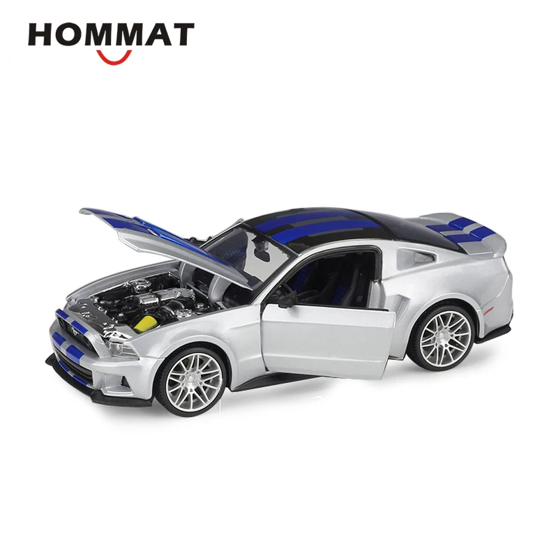 HOMMAT Simulation Maisto 1:24 Масштаб Ford Mustang Street Racer модель автомобиля литой под давлением игрушечный автомобиль модель автомобиля коллекционная