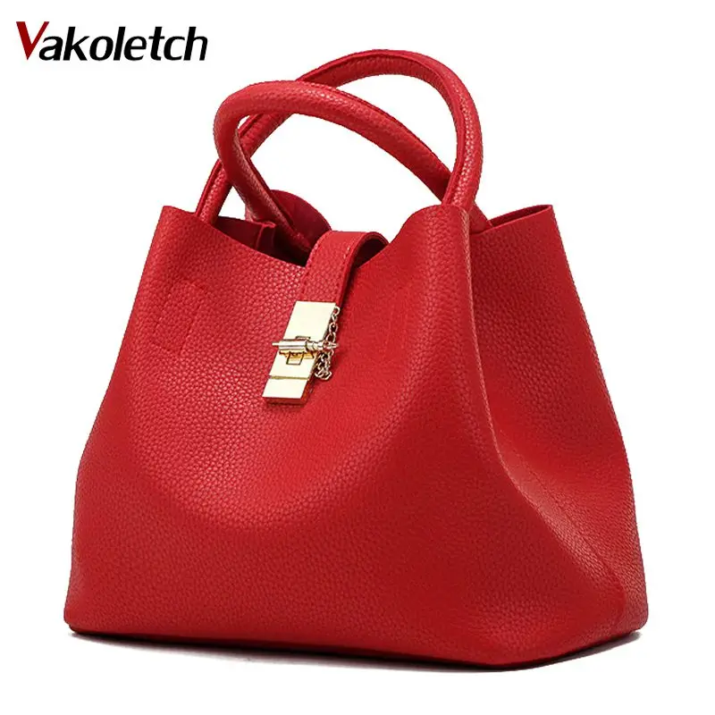 

New 2022 Fashion Ladies Hand Bag Women's Bolsa PU Leather Bag Luxury Women Shoulder Bags Handbag Brand Designer Bags KL185