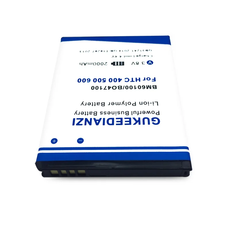 Аккумулятор GUKEEDIANZI для HTC Desire 400 500 600 Dual SIM 609d 5088 5060 C525c C525E T528 T606W T608T 2000mAh BM60100 BO47100 |