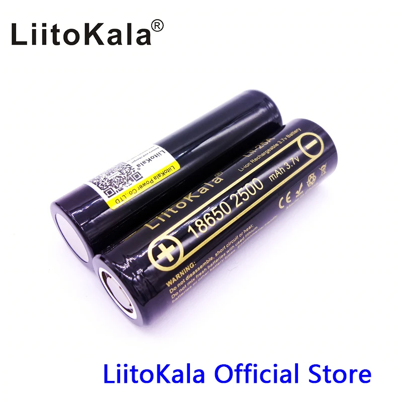 HK LiitoKala Lii 25A 3 6 В 18650 2500 мАч литий ионная батарея макс. 10А загрузка электронных