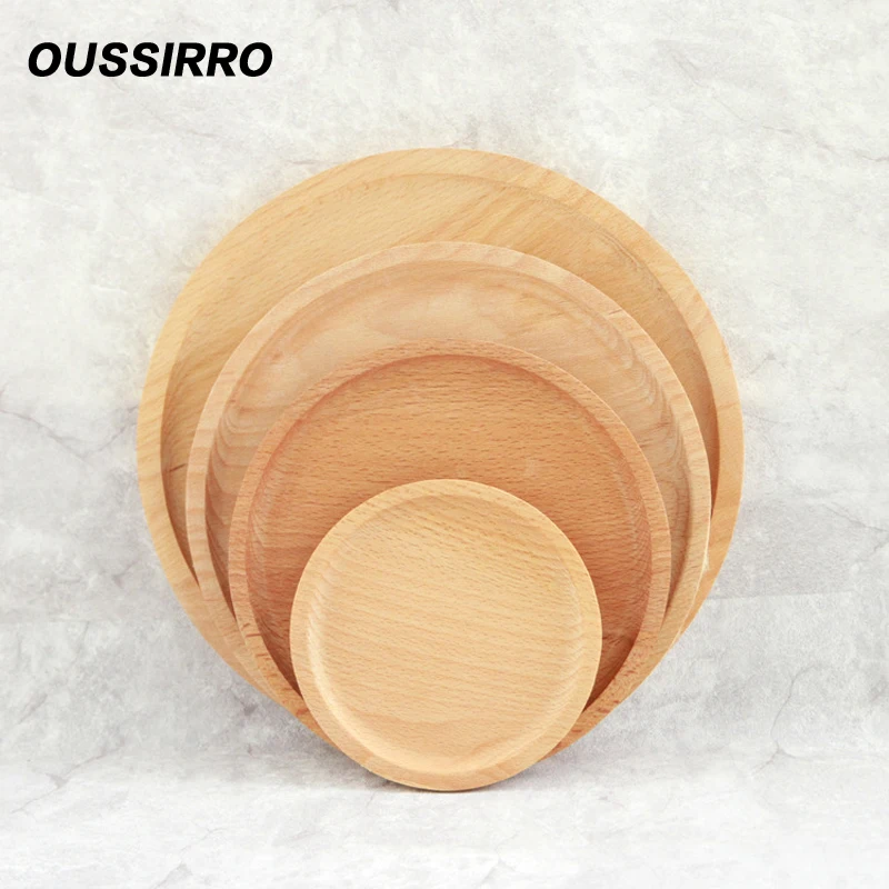 1 шт. японские произведения деревянные фрукты десерты блюдо круглая деревянная