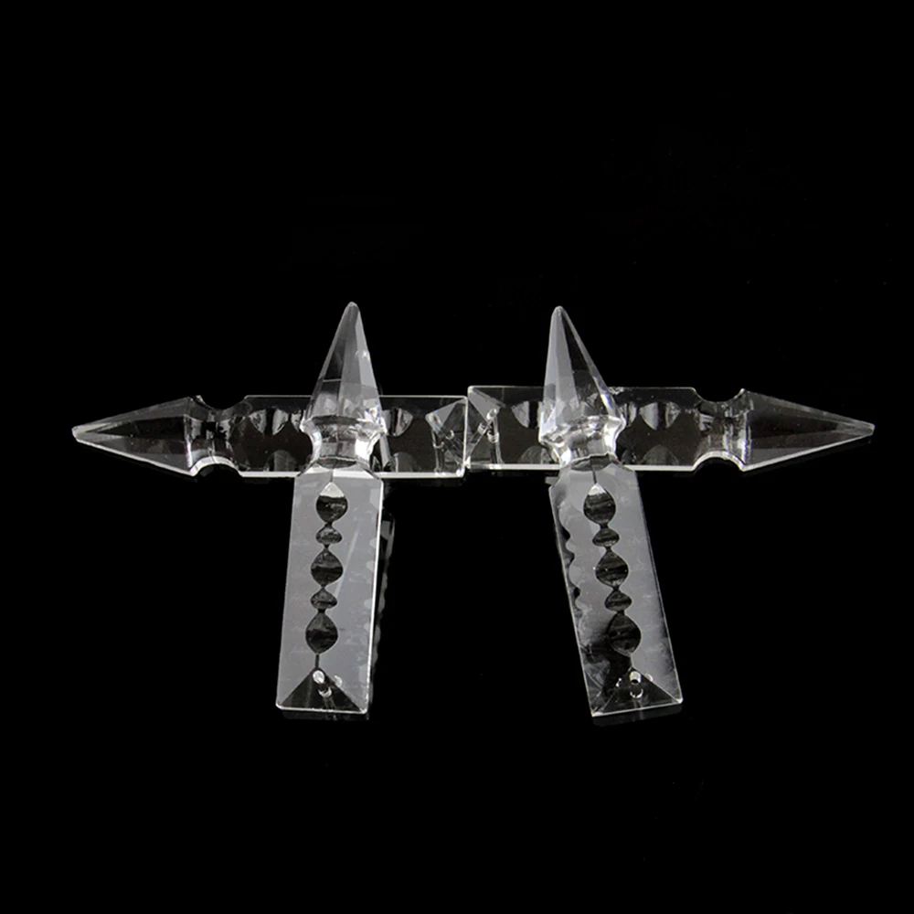 

20pcs/Lot 76mm Crystal Chandelier Sword Pendant With One Hole Crystal Chandelier Pendant For DIY Wedding Strand