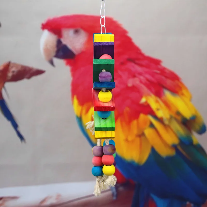 Птичий попугай Жевательная деталь для Conures африканский серый Amazon какаду игрушка