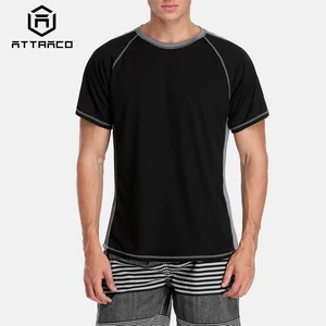 Рубашка мужская короткая для серфинга, с защитой от УФ-излучения, UPF 50 +