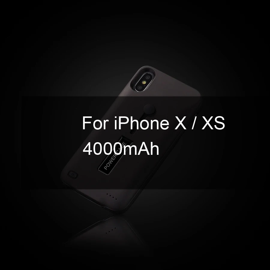 For iPhone x xs Чехол для зарядного устройства HORUG для iPhone 6, 7, 8, 6s Plus, чехол для аккумулятора s, чехол для зарядного устройства s для iPhone X, XR, Xs, чехол для зарядки аккумуляторов - Цвет: For iPhone x xs
