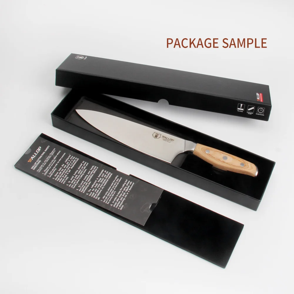 Набор кухонных ножей 4 шт. шеф повара 8 дюймов сантоку 7 мясной мясницы для очистки
