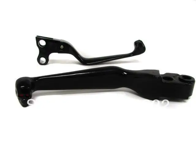 Черные рычаги тормозной муфты мотоцикла с черепом рычаг переключения передач