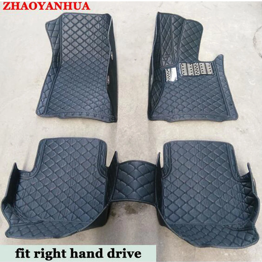 Zhaoyanhua правый руль автомобиля автомобильные коврики для Hyundai ix25 ix35 Tucson Santa Fe Sonata Verna