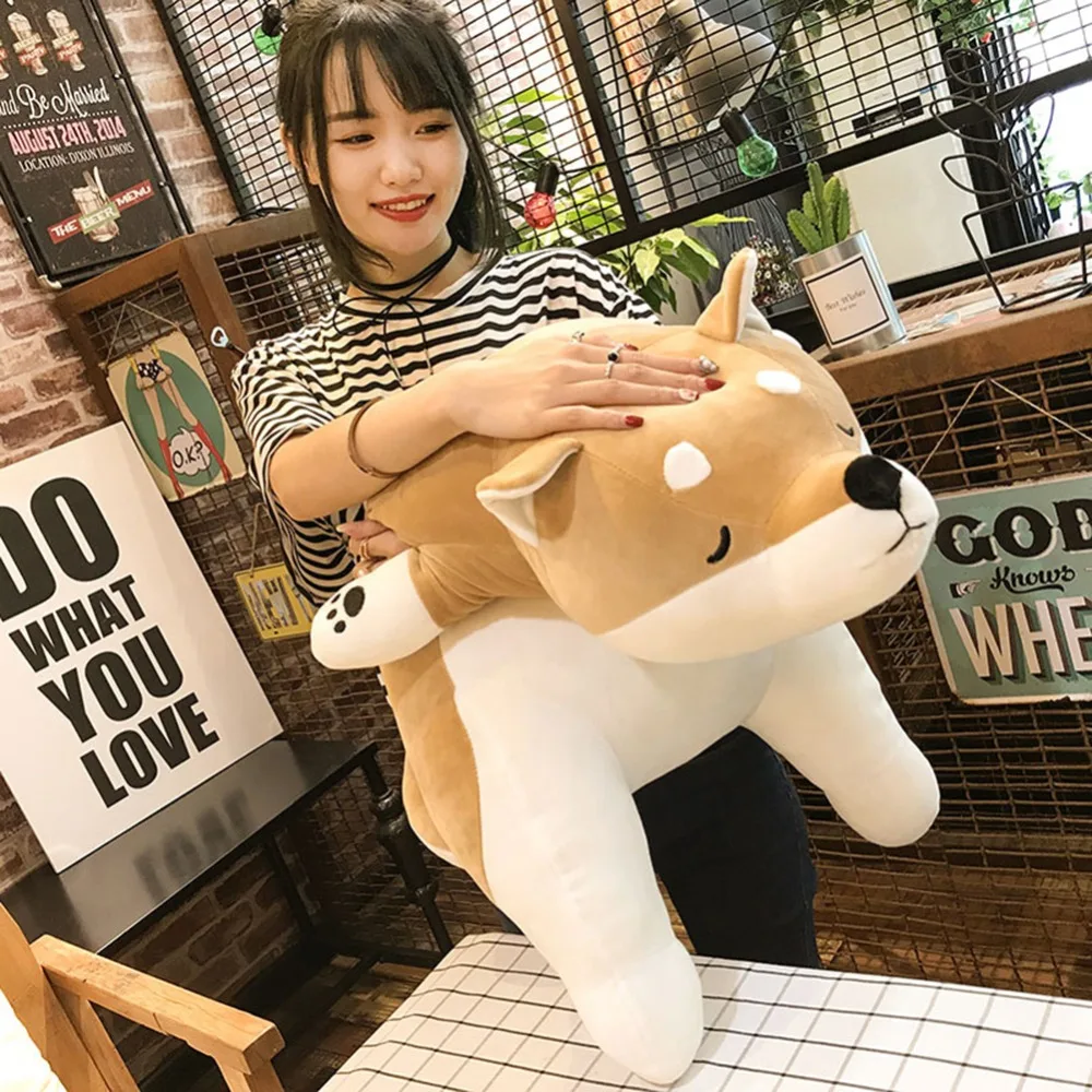 Милый ползать Акита собачка игрушка мультфильм мягкая милые рождественские