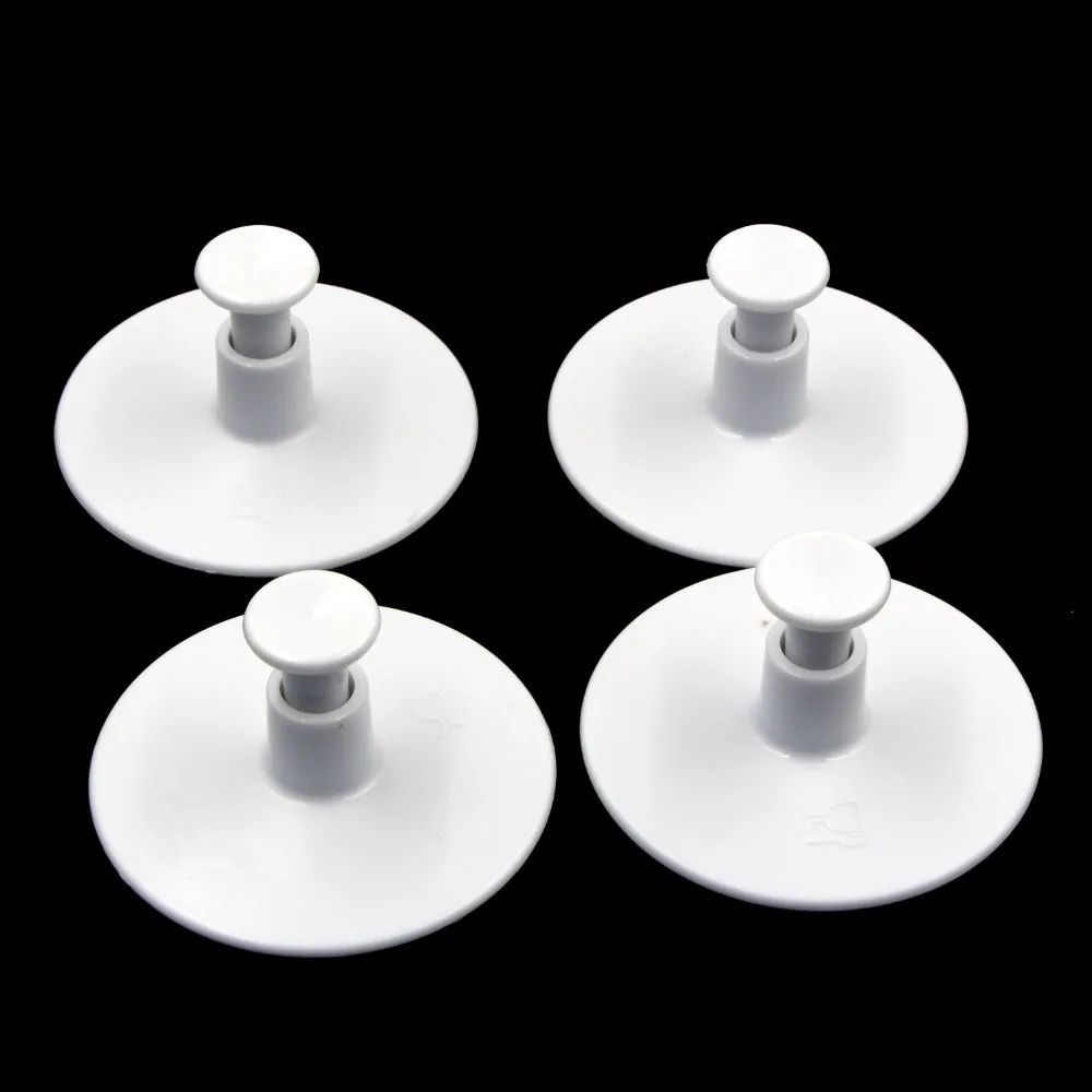 4 шт. пластиковые плунжеры для автомобилей формы торта украшения печенья помадки