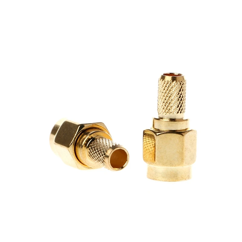 5 шт. SMA штекер RF коаксиальный соединитель обжим для RG58 RG142 RG400 LMR195 RG223 L15|connector